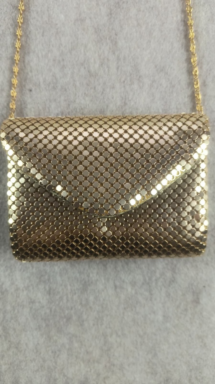 Vintage Another Y&S Original metal mesh clutch 80's to 90's era